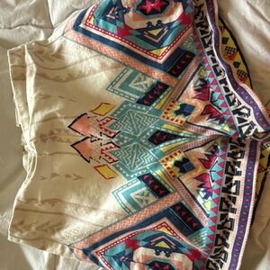 Flying Tomato Vibrant Geometric Skirt